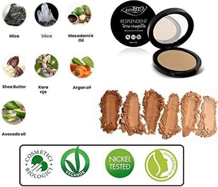 Actual product image Puro Bio Foundation in the foundation 01 Eco 9 g powder - Purobio (01)