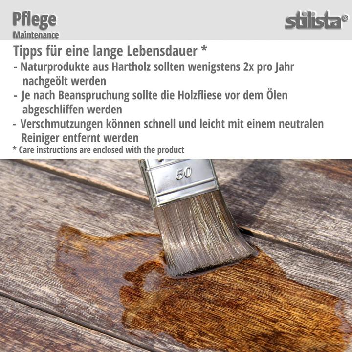 Produktbild Stilista Holzfliesen (55 x, 30 x 30 cm)