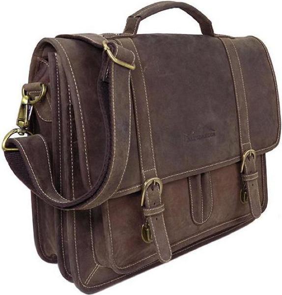 Produktbild Alpenleder Notebooktasche Ohio Koffee 15 (15", Universal)