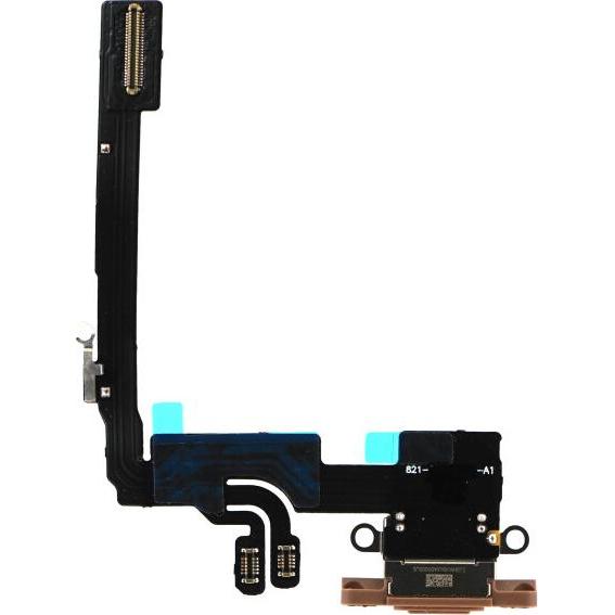 OEM Ladeanschluss Flex für iPhone 16 Pro desert titanium (iPhone 16 Pro), Mobilgerät Ersatzteile, Gold