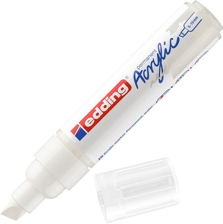 Immagine prodotto Edding Marcatore acrilico 5000 largo (Bianco, 10 mm, 1 x)