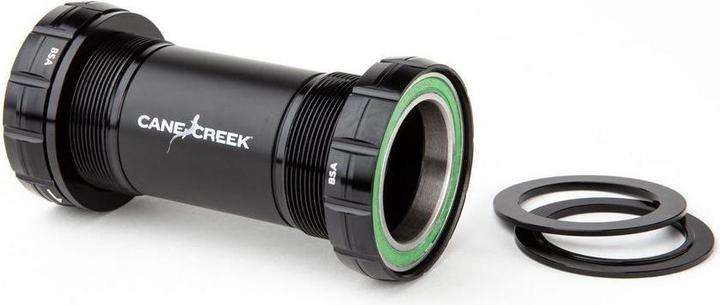 Actual product image Cane Creek Hellbender 70 BSA30 bottom bracket, stainless steel, thread fit, 30mm, 68/73mm, black