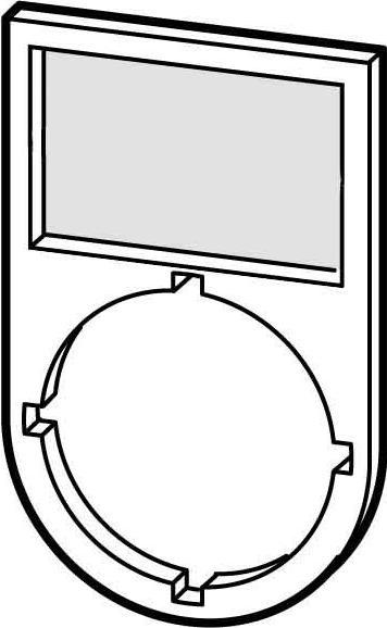 Actual product image Eaton Holder with insert sign Off/On