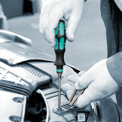 Actual product image Wera Kraftform Kompakt 60 RA (Hexagon socket TX M20, Hexagon socket TX M30, Hexagon socket TX M10, Hexagon socket TX M15, Hexagon socket TX M25, Cross Phillips PH M1, Cross Phillips PH M2, Cross Pozidriv PZ M1, Cross Pozidriv PZ M2, Cross Phillips PH M3, Cross Pozidriv PZ M3)