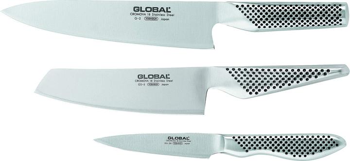 Produktbild Global GS-2538 Messerset 3 teilig, G-2, GS-5 und GS-38 (20 cm)