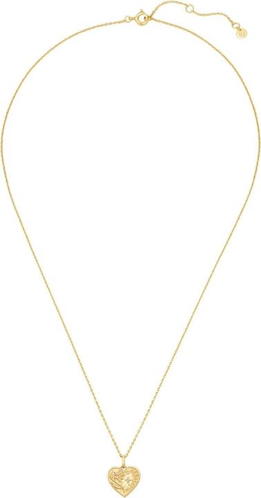 Actual product image Glanzstücke München Ladies necklace birth flower March daffodil - 37206 (Sterling Silver, 40 - 45 cm)