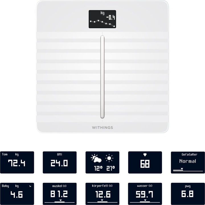 Produktbild Withings Body Cardio Waage (180 kg)