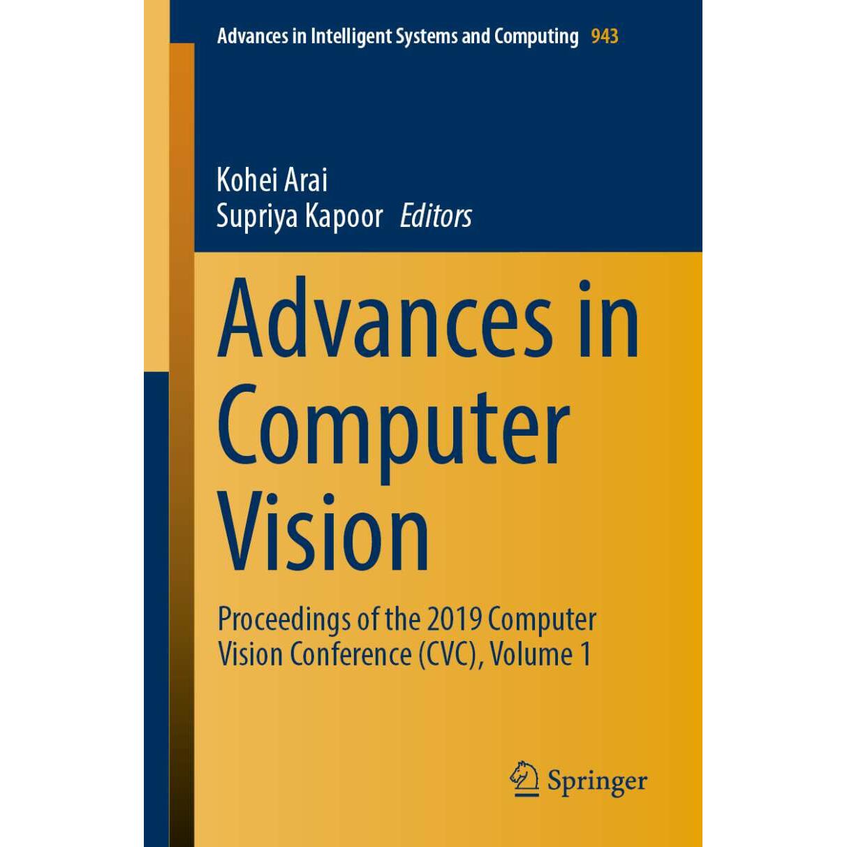 Advances in Computer Vision, Fachbücher von Supriya Kapoor, Kohei Arai