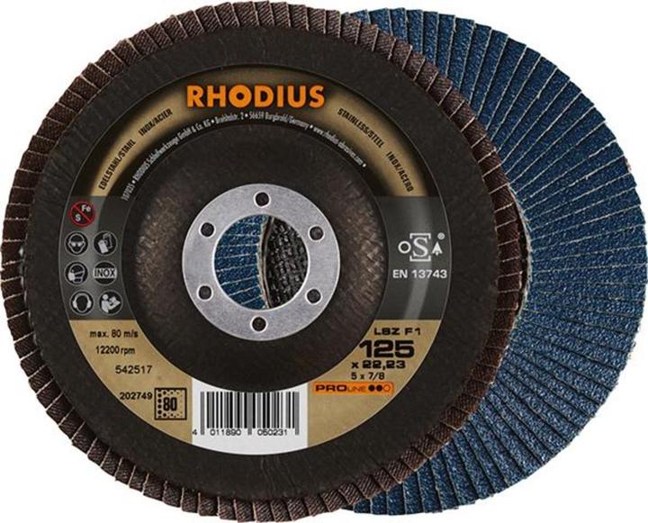 Produktbild Rhodius Lamellenschleifscheibe LSZ F1 (80)