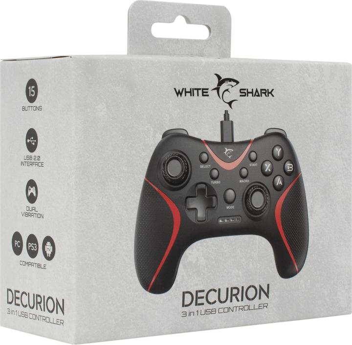 Productafbeelding White Shark Gamepad GP-2038 Decurion 3in1 (Android, PS3, Windows)
