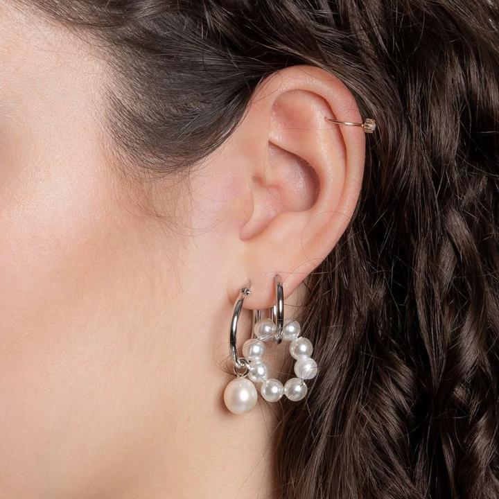 Immagine prodotto Bijouteria Piercing orecchio (Acciaio inossidabile, Sintetico Opale, Rivestimento PVD)