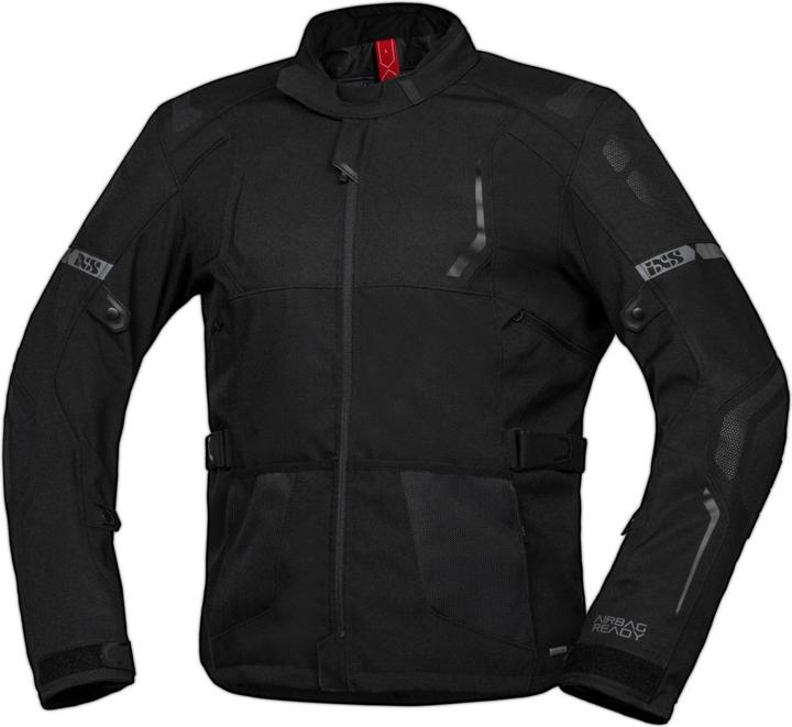 Produktbild von IXS TS-Pro ST+ Textiljacke Für Herren – Wasserdicht, Atmungsaktiv, Airbag-kompatibel, Schwarz