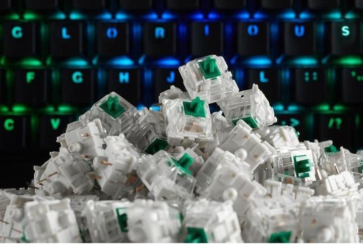 Actual product image Glorious PC Gaming Race Gateron Green Switches (120 Stücke)