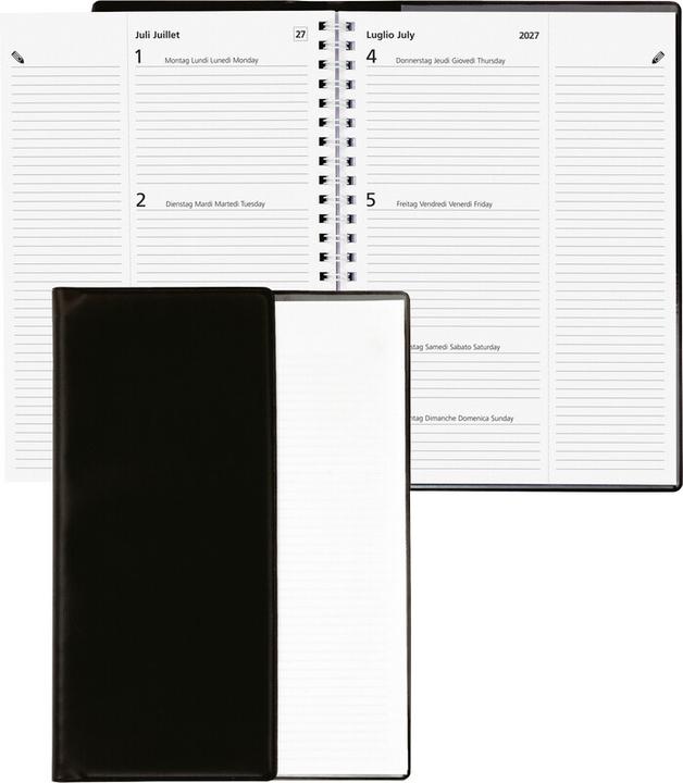 Produktbild Biella Geschäftsagenda Poly Table (14.8 x 20.8 cm, 1 Woche / 2 Seiten)