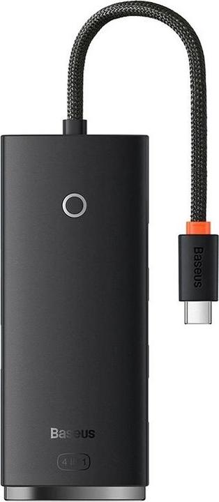 Produktbild Baseus HUB Adapter 4-Port USB-C OS-Lite 25cm (Black) (USB-C, 4 Ports)