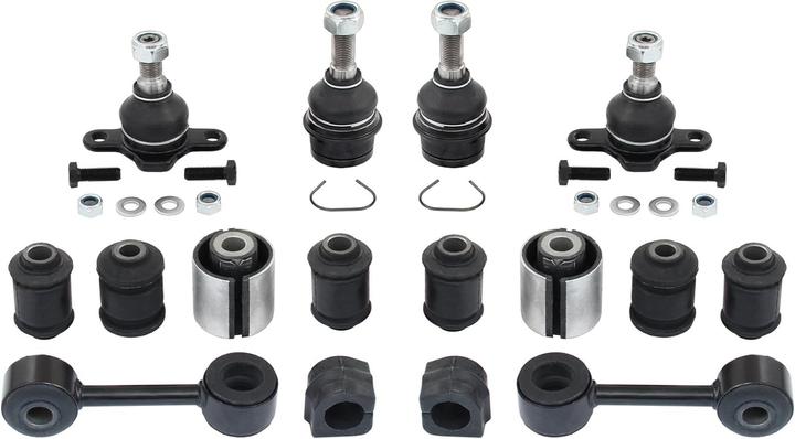 Mapco 53869 reparatieset voor draagarm vooras boven onder