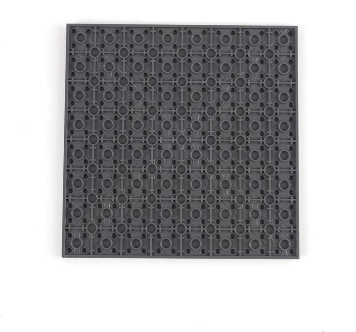Image du produit LEGO Plaques de construction ® 16x16 plaques gris foncé - à construire des deux côtés - 91405 quantit (91405, Accessoires LEGO)