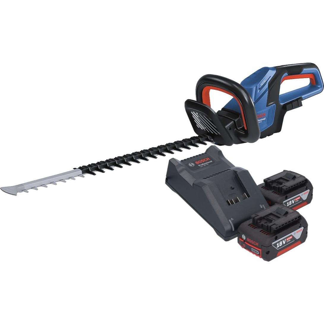 Thumbnail - Bosch Professional, Heckenschere, Bosch GHE 18V-60 Professional Akku Heckenschere 18 V 60 cm Brushless + 2x Akku 4,0 Ah ...