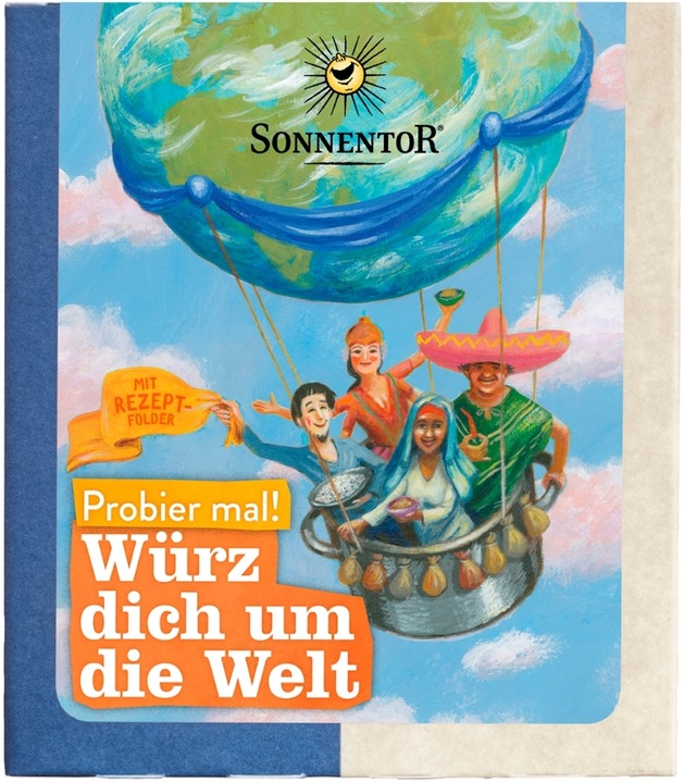 Produktbild Sonnentor Probier mal! Würz Dich um die Welt -10 Gewürzmi. (50 g)