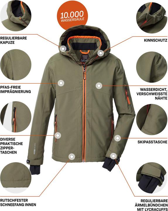Image du produit Killtec Boy's KSW 202 Ski Jacket (164)