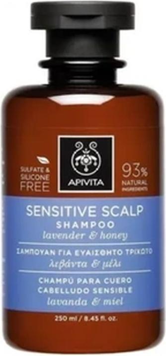 Immagine prodotto Apivita Cura olistica dei capelli Prebiotici e miele (250 ml, Shampoo liquido)