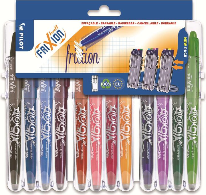 Pilot FriXion Ball Set2Go (Multicolore, 12 x)
