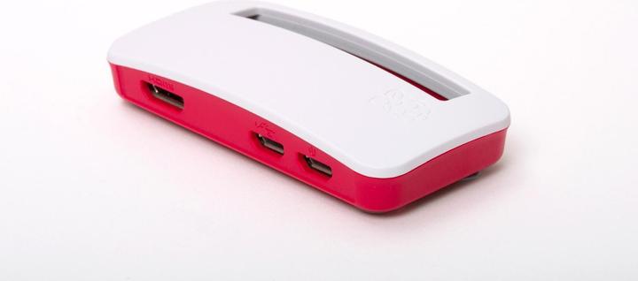 Actual product image Berrybase Official housing for Raspberry Pi Zero red/white