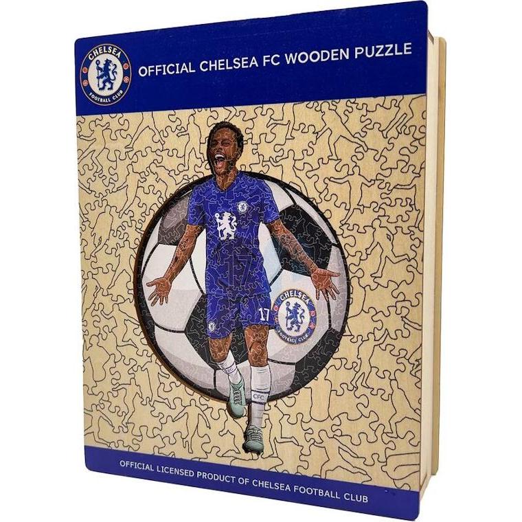 Iconic Chelsea FC - Raheem Sterling - Holz Puzzle Grösse S (150 Teile) (150 Teile)