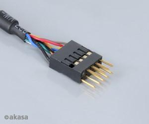 Image du produit Akasa Extension USB interne (0.40 m, USB 2.0)