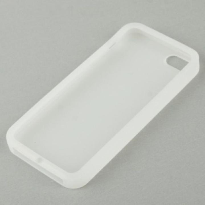 Actual product image König Design Protective cover silicone cover for mobile iPhone 5 & 5s white (Apple iPhone 5)