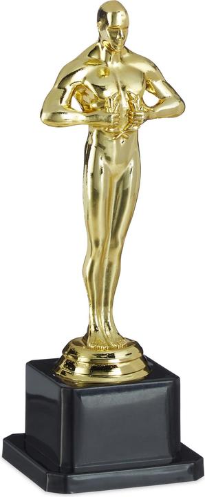 Image du produit Relaxdays Statue vainqueur (6,5 x 6,5 x 18,5 cm)