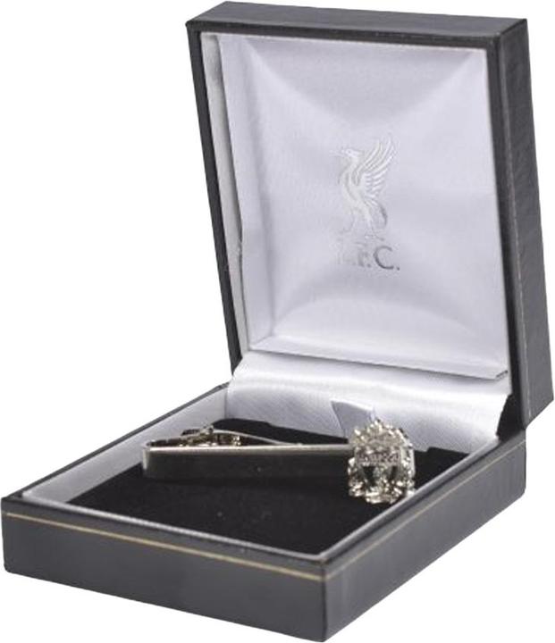 Actual product image Score Draw Silver Plated Crest Tie Slide