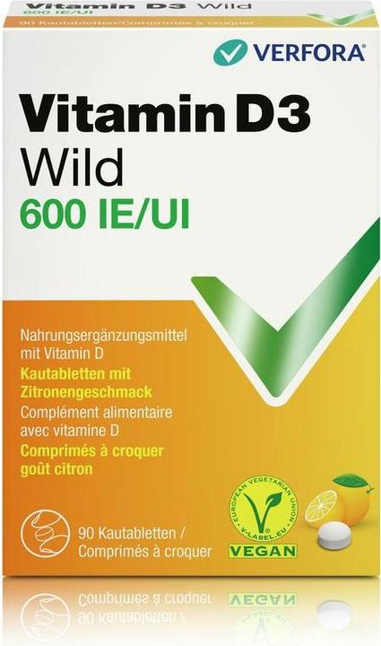 Image du produit Wild Pharma D3 (90 pcs, Cachets, 25 g)