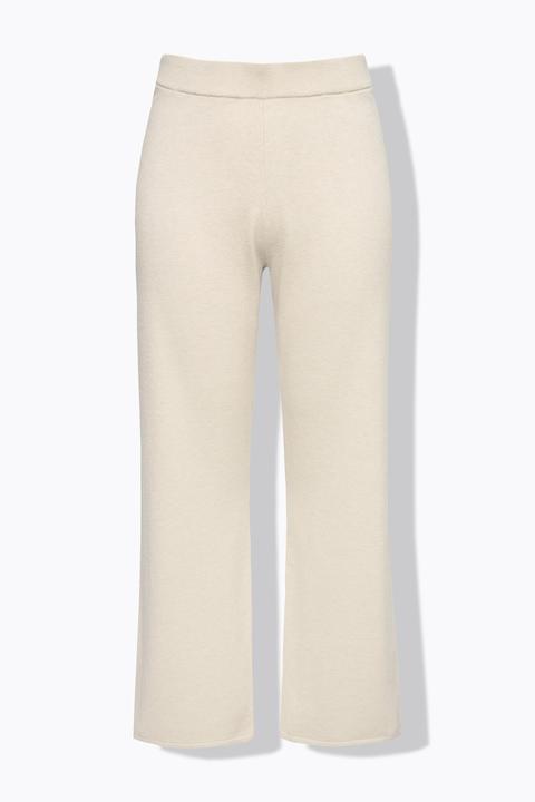 Produktbild Ulla Popken Strickhose, weites Bein, Elastikbund, formstabiler Strick (60)