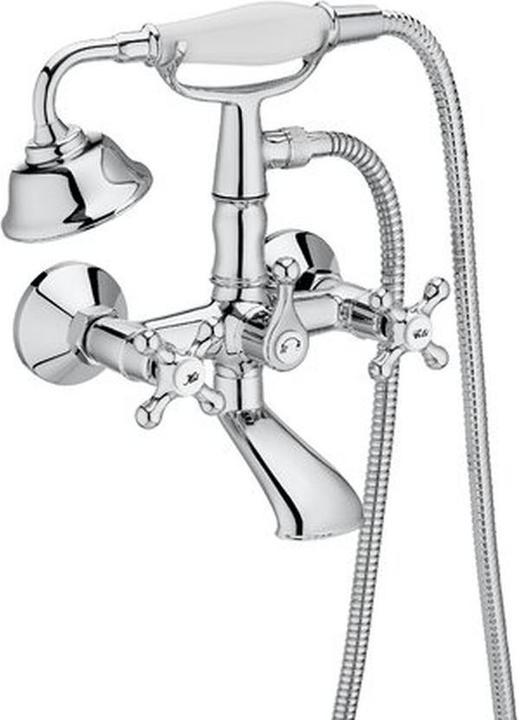 ROCA Dusch-Badarmatur mit Handbrause und Wandhalterung