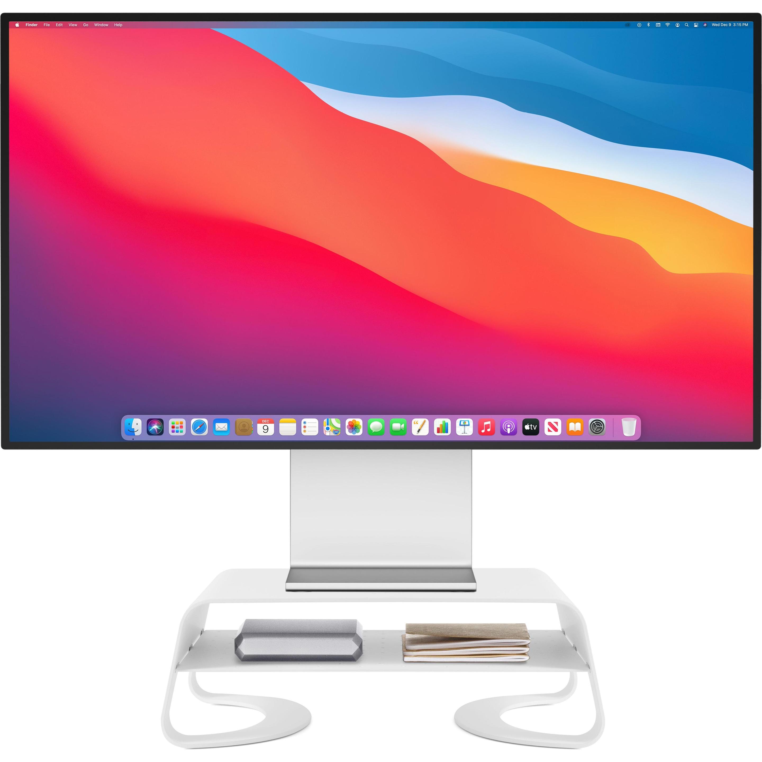 TwelveSouth Curve Riser White, Monitor Erhöhung, Weiss