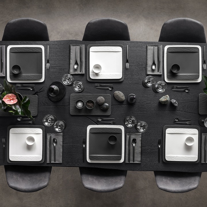 Produktbild Villeroy & Boch Servierplatte quadratisch/Gourmetteller Manufacture Rock