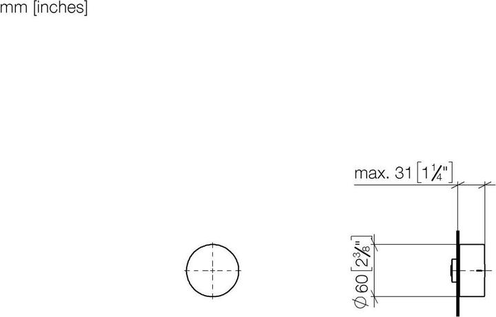 Actual product image Dornbracht Dornb ready-mounted set CL.1 for flush-mounted two-way revers. chr