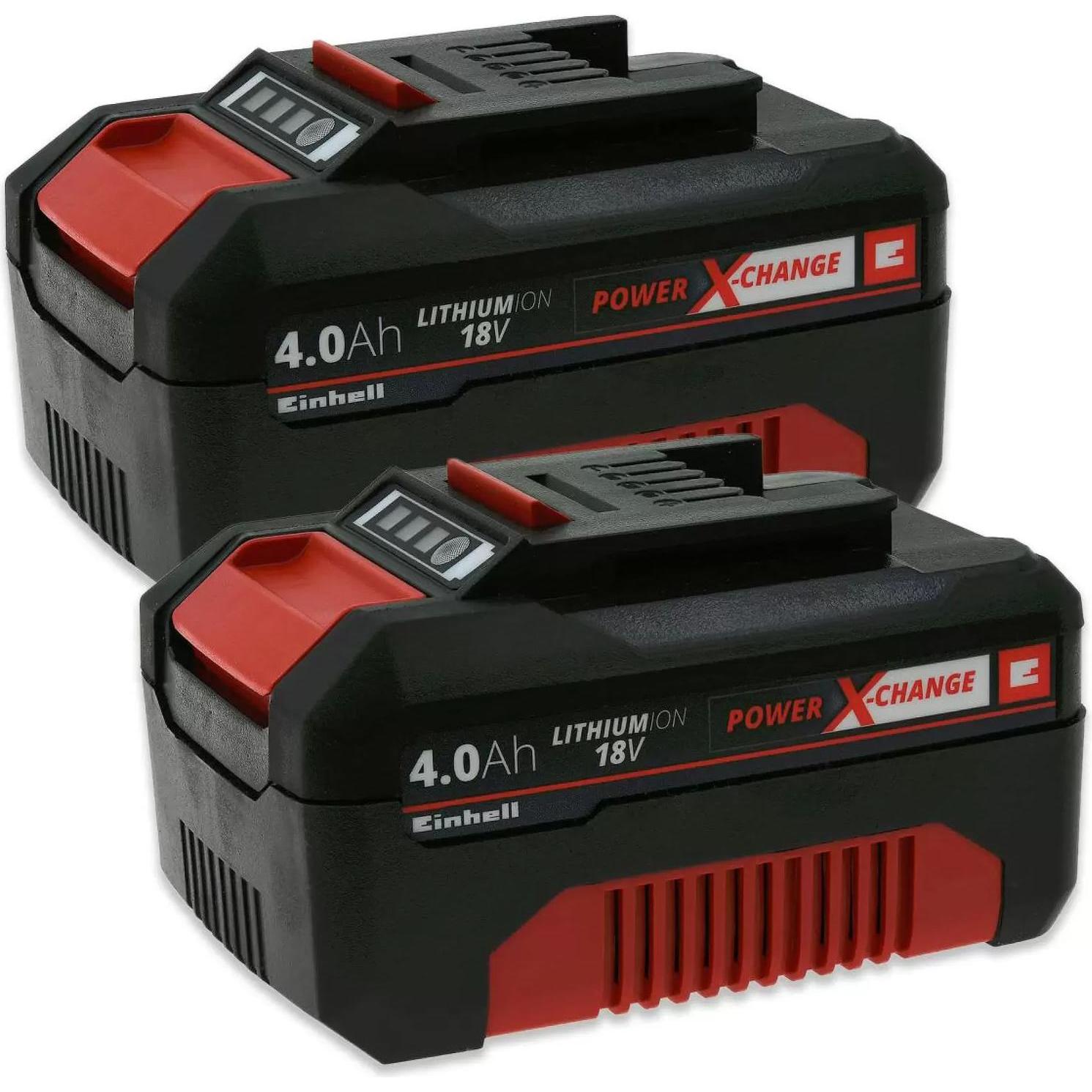 Thumbnail - Einhell, Werkzeugakku + Ladegerät, 2er Set System Akku Power X-Change Li-Ion (18 V)