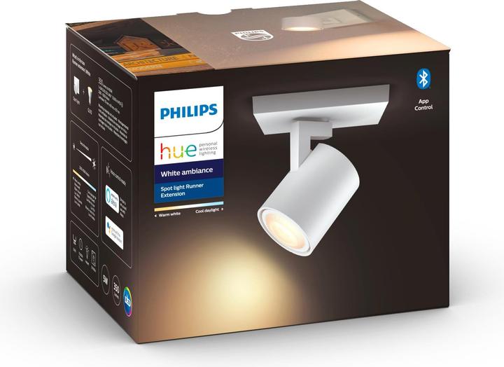 Produktbild Philips White Ambiance Runner Erweiterung (GU10, 4.20 W, 350 lm, 1 x, G)