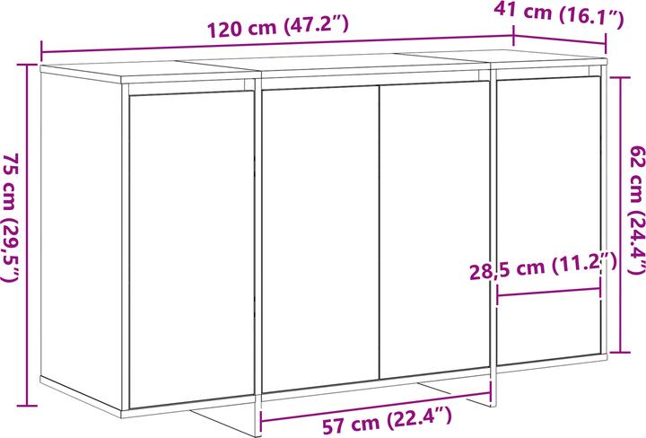 Produktbild vidaXL Sideboard