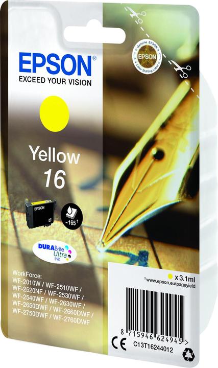 Image du produit Epson 16 DuraBrite Ultra (Y)