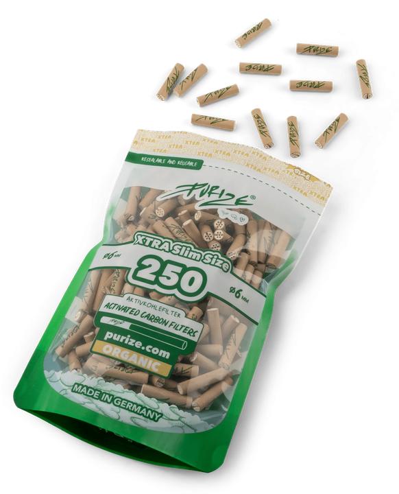 Actual product image Purize Xtra-Slim 250 pack Organics