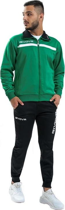 Actual product image Givova Tuta One tracksuit green-black TT012 1310 2XS (XXS)