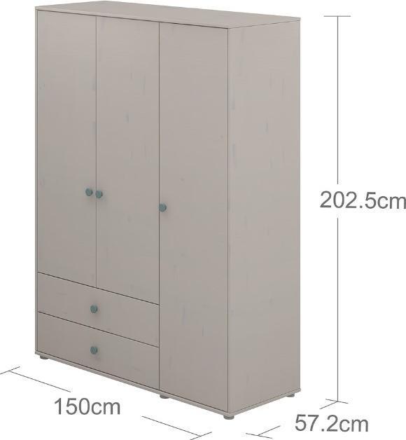 Immagine prodotto Flexa Armadio Classic a 3 ante (150 cm)