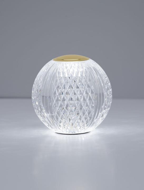 Actual product image Nova Luce BRILLANTE LED table lamp gold 1.5W neutral white 9x9cm 9522020