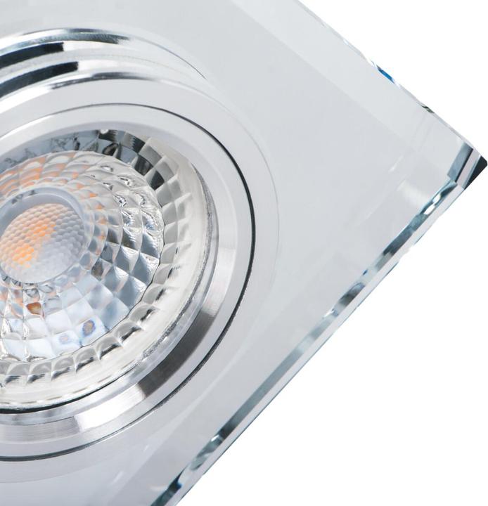 Image du produit Kanlux Cadre d'encastrement Verre Noir Rond Cristal Spot encastrable