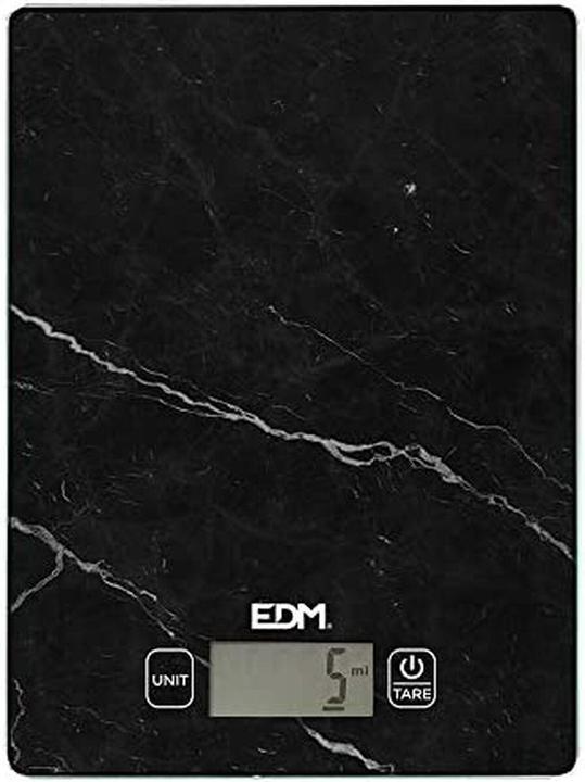 Produktbild EDM Küchenwaage 07528 Schwarz 5 kg
