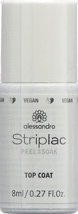 Image du produit Alessandro Striplac Peel or Soak (Transparent, Top coat)