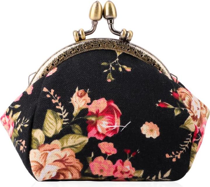 Produktbild Only-Bags.Store Floral Münzgeldbörse Münzgeldbörse Retro Tasche